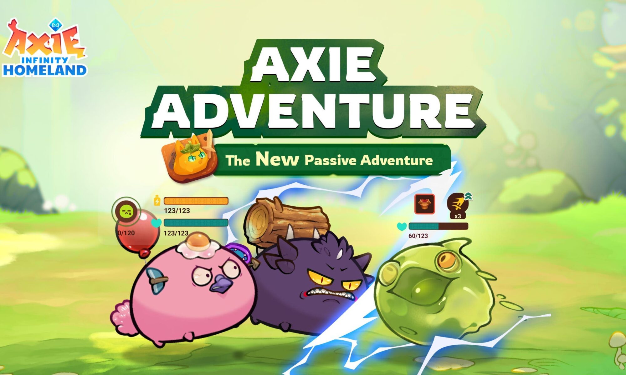 Axies now usable in adventure mode